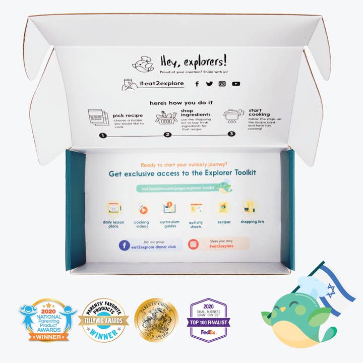 Eat2explore - Wholesale DIY Food Kit - COOKING KIT - explore ISRAEL food & culture