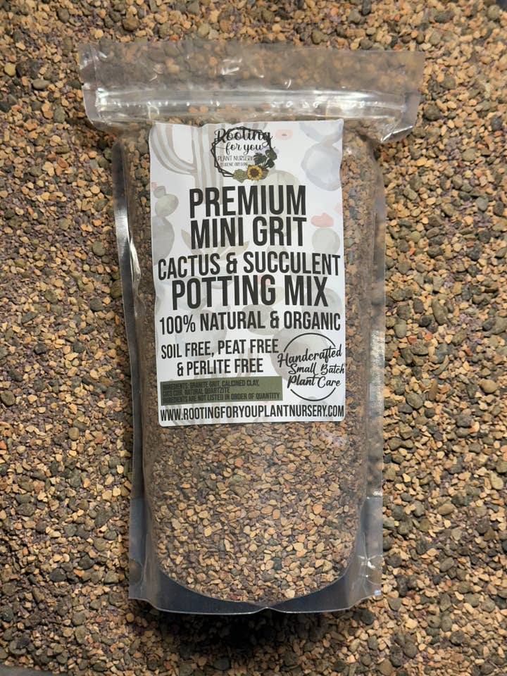 MINI GRIT Cactus & Succulent Premium Potting Mix for wholesale by Rooting For You Plant Nursery