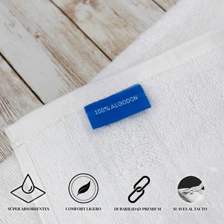 Royal Europe Textile SL - Wholesale Bath towel - 10 plain towels, 100% cotton, conventional terry, 450 gsm3