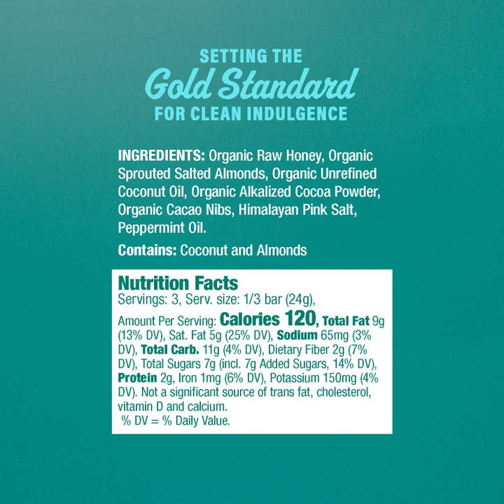 Honey Mama's - Wholesale Chocolate Bar - Peppermint Crunch Cocoa Truffle Bar 2.5oz. (12 count)1