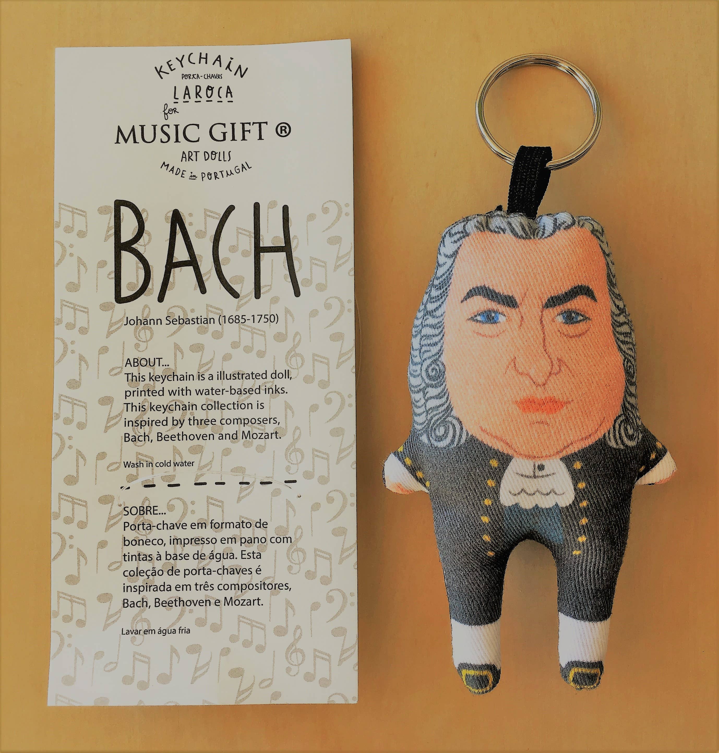 MUSIC GIFT - Wholesale Keychain - Unisex - Keychain | Bach, music2
