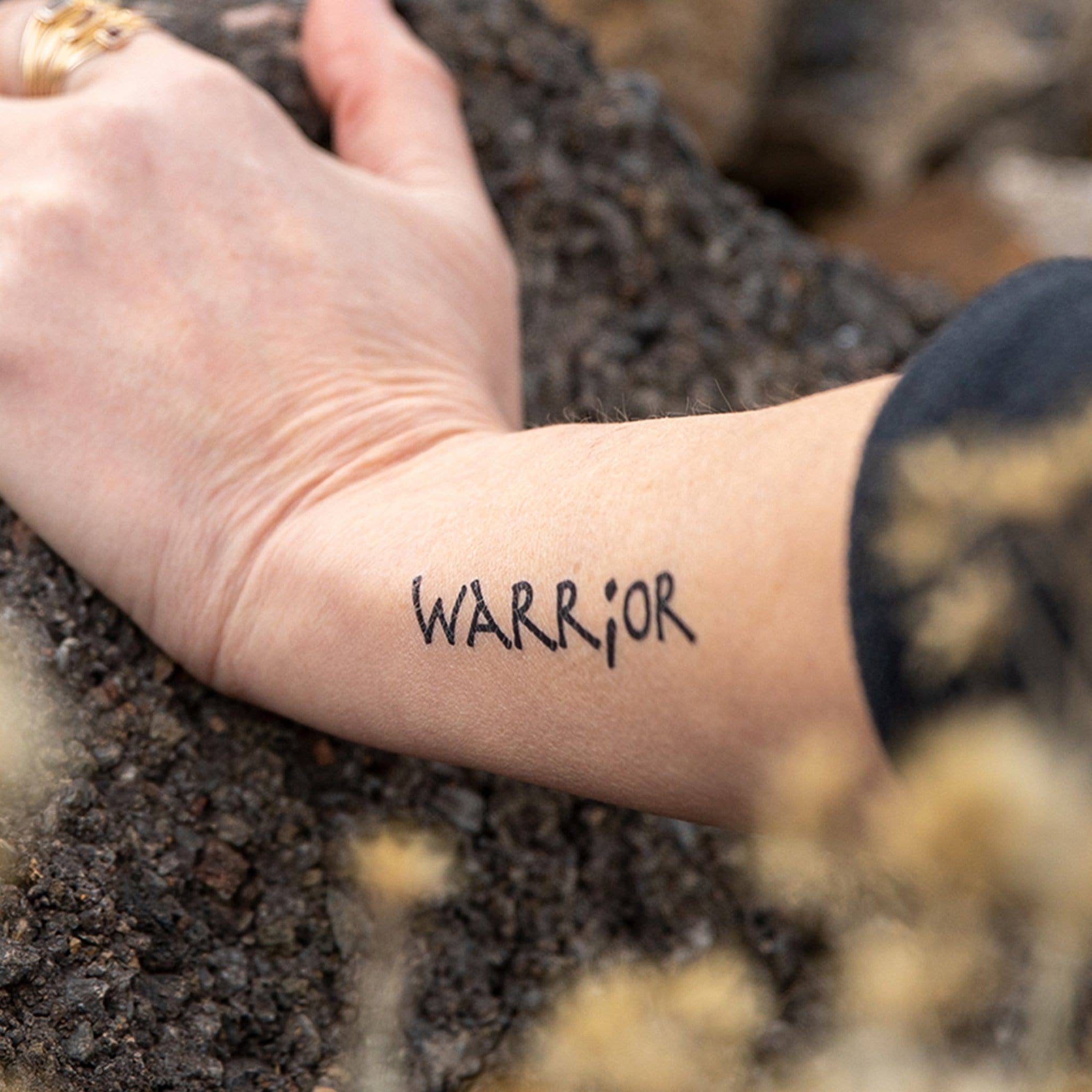 Conscious Ink - Wholesale Temporary Tattoo - Warr;or Manifestation Tattoo0