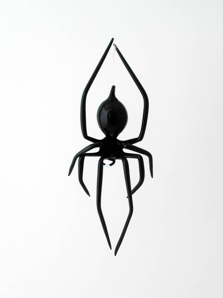 Aranha viúva-negra de pernas longas por atacado de WGK Glass Art Inc
