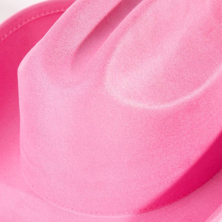 Collections by Fame Accessories - Wholesale Fedora - Women's - Solid Color Western Cowboy Hat