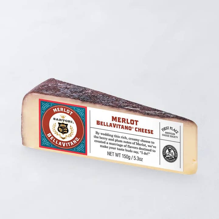BellaVitano Merlot for wholesale by Keystone Cheese