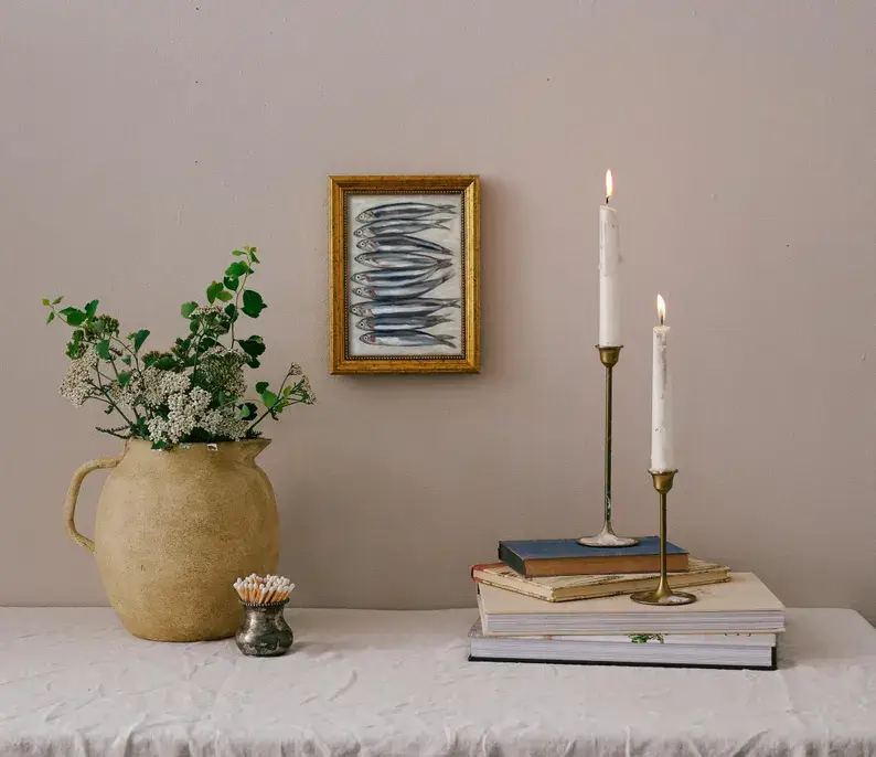 Krista Kim Studio - Venta al por mayor Ilustración - SARDINES - Lámina artística (sin marco)6