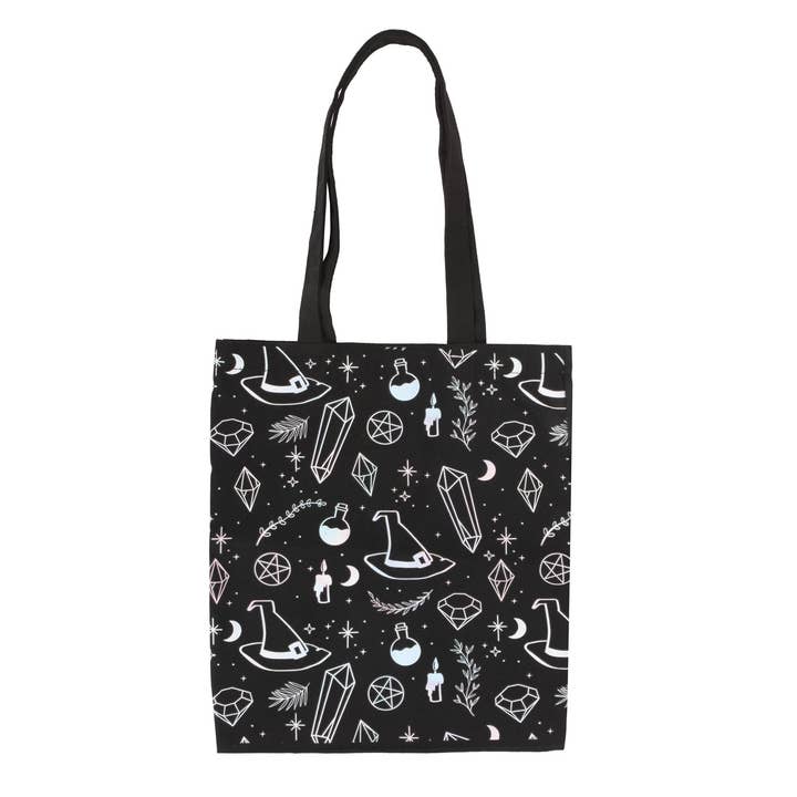 Something Different Wholesale - Wholesale Tote Bag - Women's - Crystal Witch Print Polycotton Tote Bag1