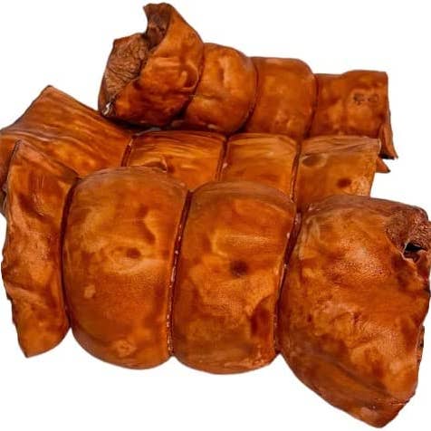Beef Cheek Roll BBQ Basted 10-12" for wholesale by Willy's Wags Natural Pet Treats
