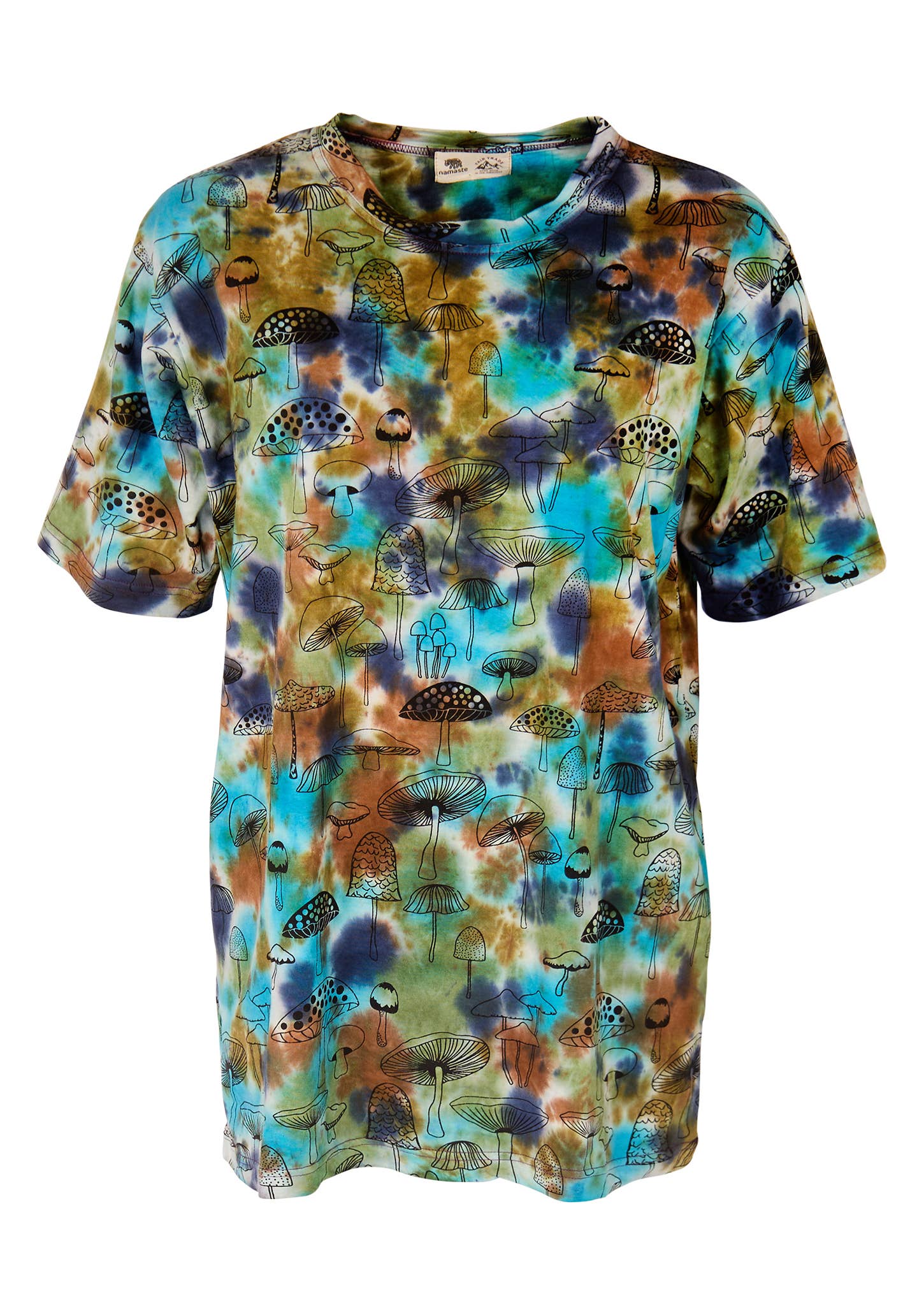 Namaste - Venta al por mayor Camiseta - Unisex - Camiseta de Hongos Tie Dye1