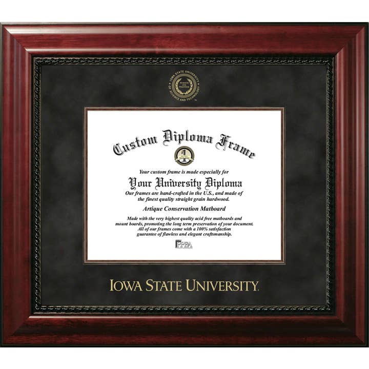Iowa State University 11w x 8.5h Executive Diploma Frame for wholesale by Campus Images