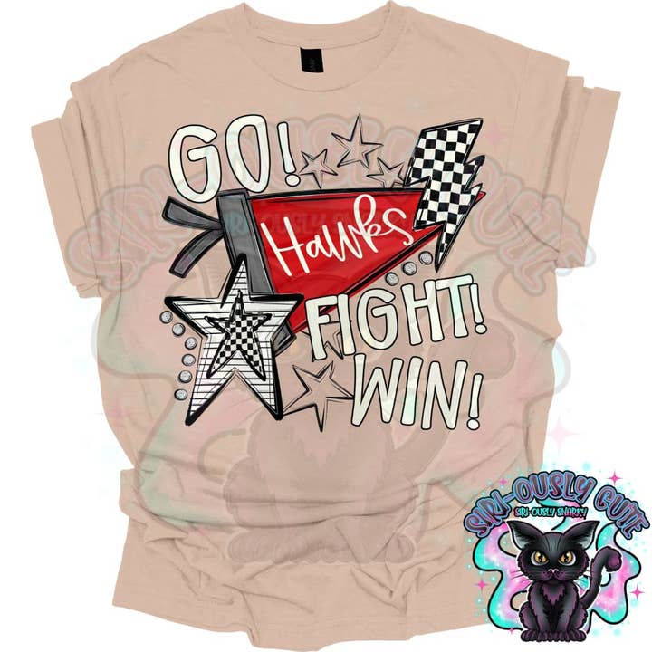 Go Fit Win Pennants Hawks Red for wholesale by Siri-Ously Cute