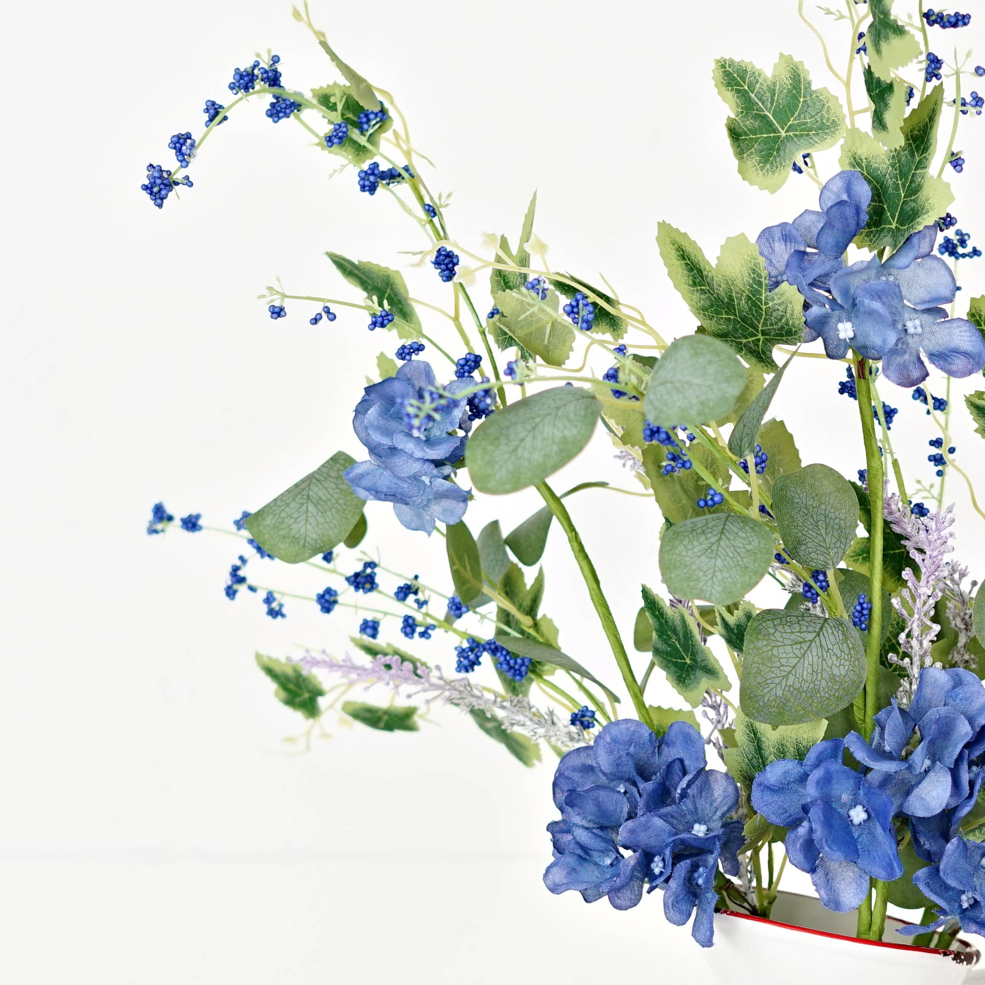 Impressive Enterprises, Inc. - Wholesale Artificial Flowers - 35625-24in Spray-Blue Hydrangea Garden1