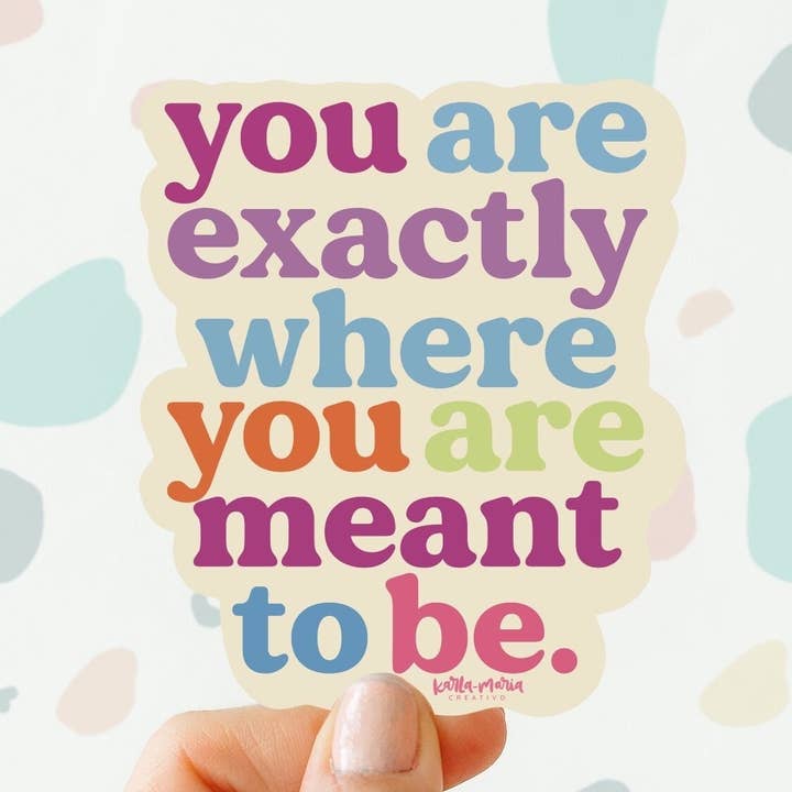 Pack d'autocollants en vinyle Positive Encouragement pour la vente par Karla-Maria Creativo