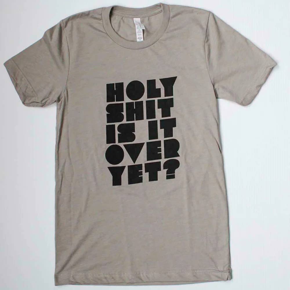 Yonder Studios - Wholesale Screen Printed T-Shirt - Women's - Holy Shit Shirt1