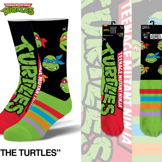 The Turtles - Kids 7-10 for wholesale by Odd Sox