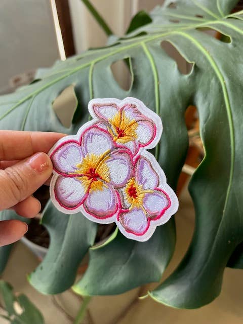 Plumeria Flower Patch - Hawaii for wholesale by Island Stickers & More / Yuriko J. Design