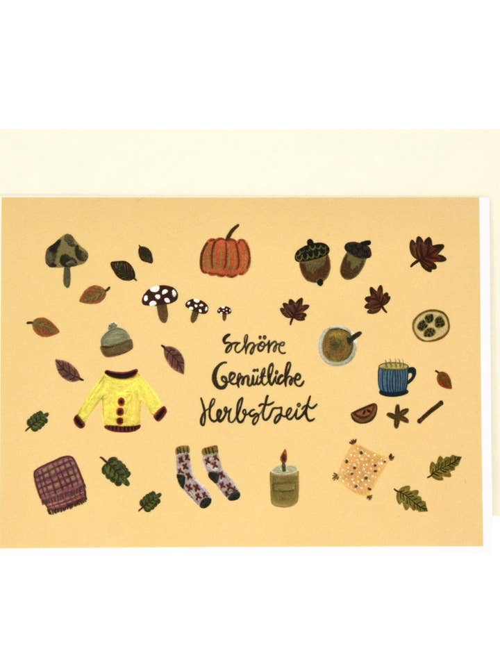 Knusse Warme Herfst | Seizoenskaart voor wholesale door Colourina Design