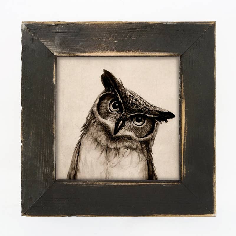 ginger blue - Wholesale Art Print - Owl0