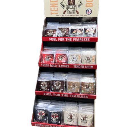 Mighty Quinn Jerky - Wholesale Retailer Display - Food & Drink - Shipper