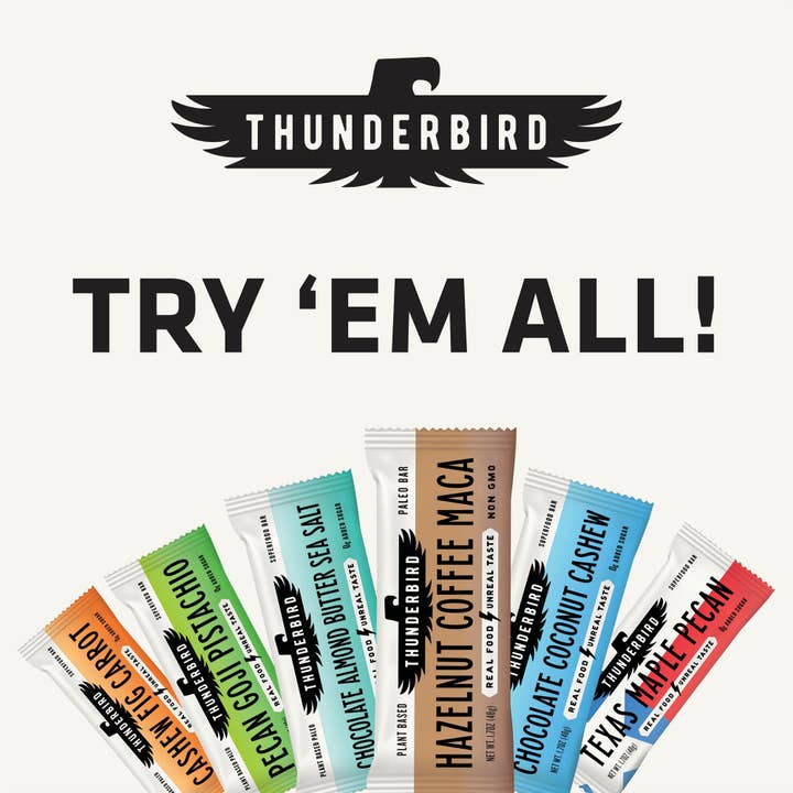Thunderbird Real Food Bars - Vendita all'ingrosso Barrette - Cioccolato, burro di mandorle, sale marino2