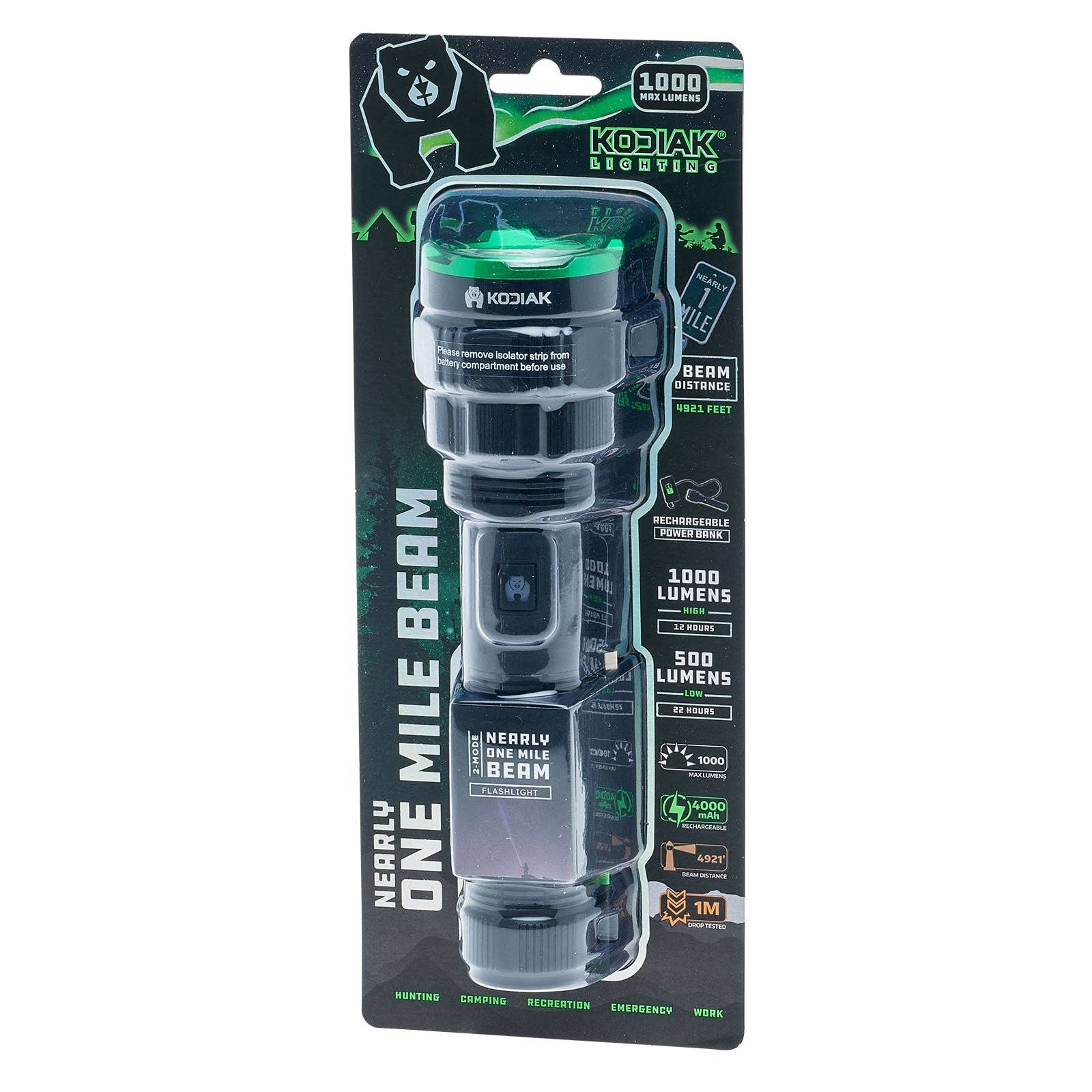 LitezAll - Wholesale Flashlight - Kodiak® Nearly 1 Mile Beam Tactical Flashlight29