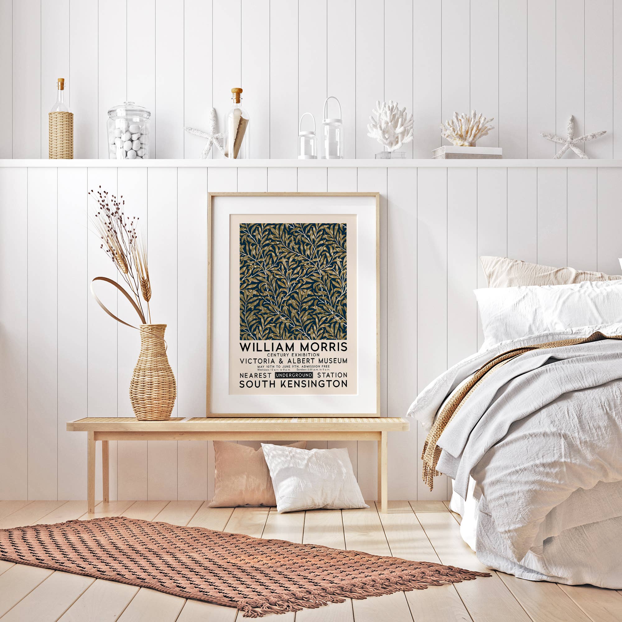 Sugar & Canvas - Wholesale Art Print - William Morris Willow Bough Vintage Poster Art Print W166