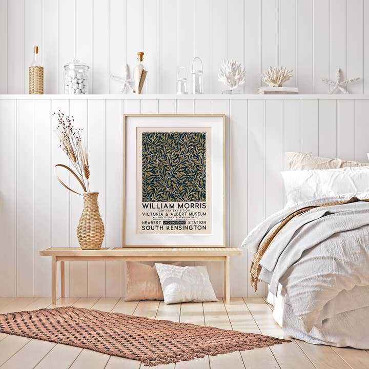 Sugar & Canvas - Wholesale Art Print - William Morris Willow Bough Vintage Poster Art Print W166