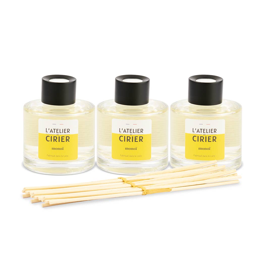 L'atelier du Cirier - Wholesale Reed Diffuser - Rattan monoï fragrance diffuser2