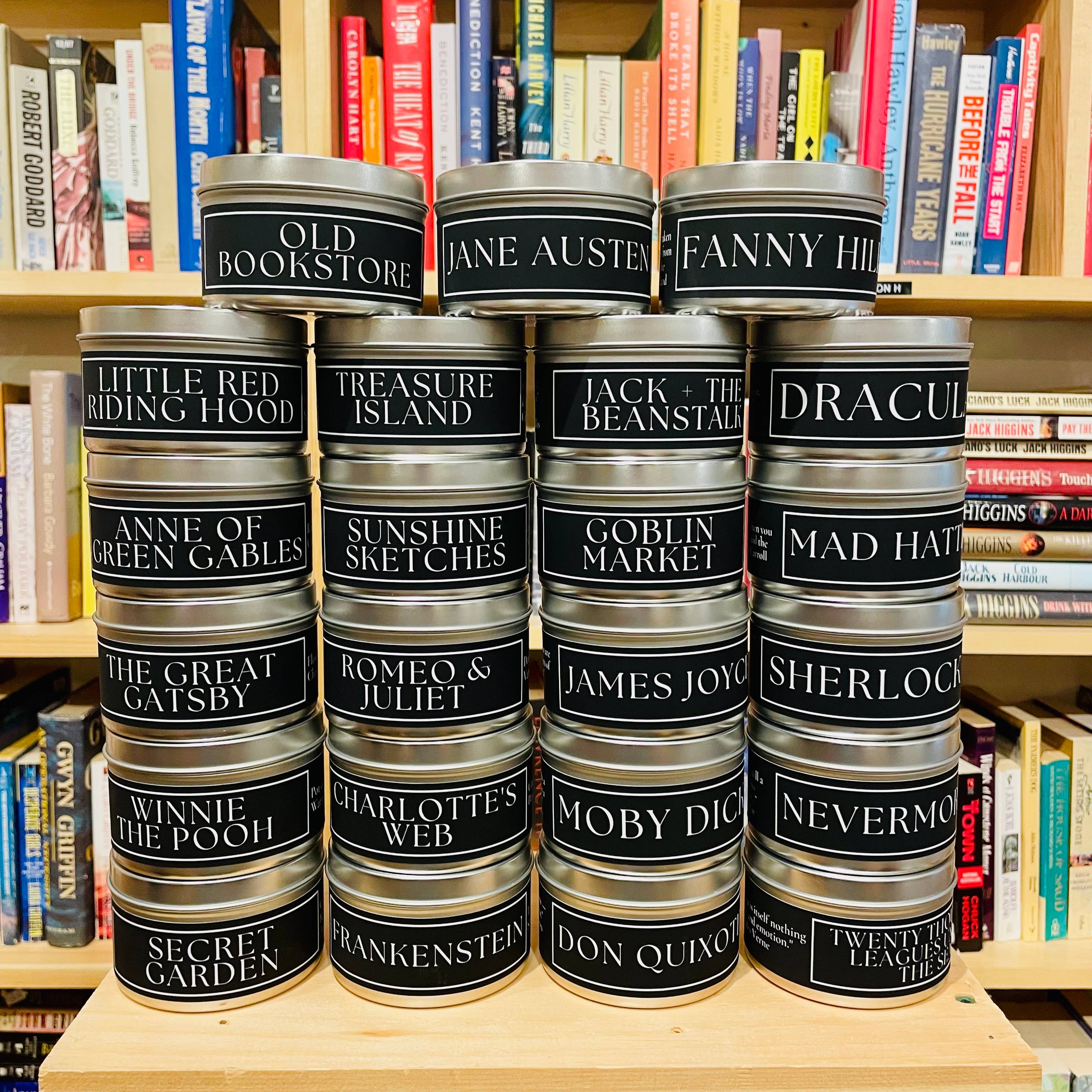 NovelTea Bookstore & Gifts - Wholesale Travel Candles - Moby Dick - Sea Spray & Driftwood Scented Black Label Candle13