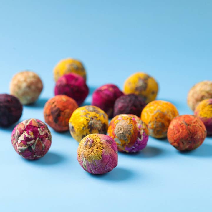 The Grateful Tea Co - Wholesale Health/Detox Tea - MINI Herbal Tea Balls, 3-Pack or Assortment