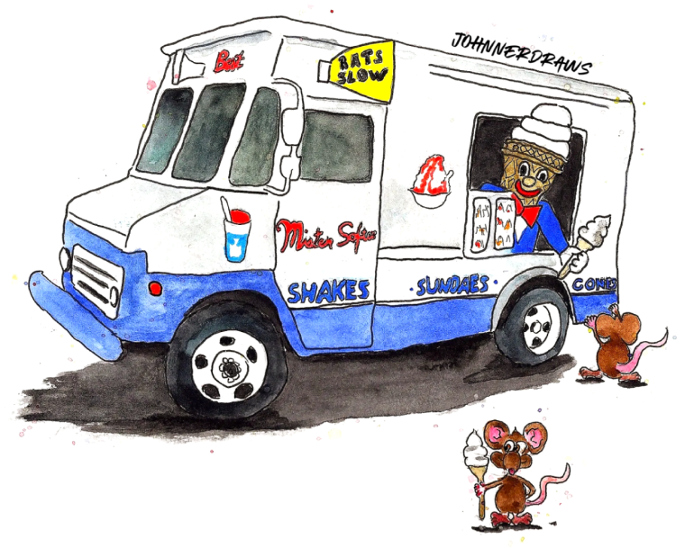 Johnnerdraws - Wholesale Sticker - Mister Softee-Die-Cut Vinyl Sticker-Hand Illustrated 3