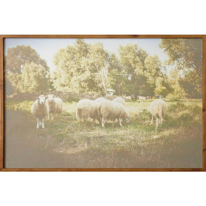 Sign - Grazing Sheep (PC) for wholesale by Audrey's Home & Gift
