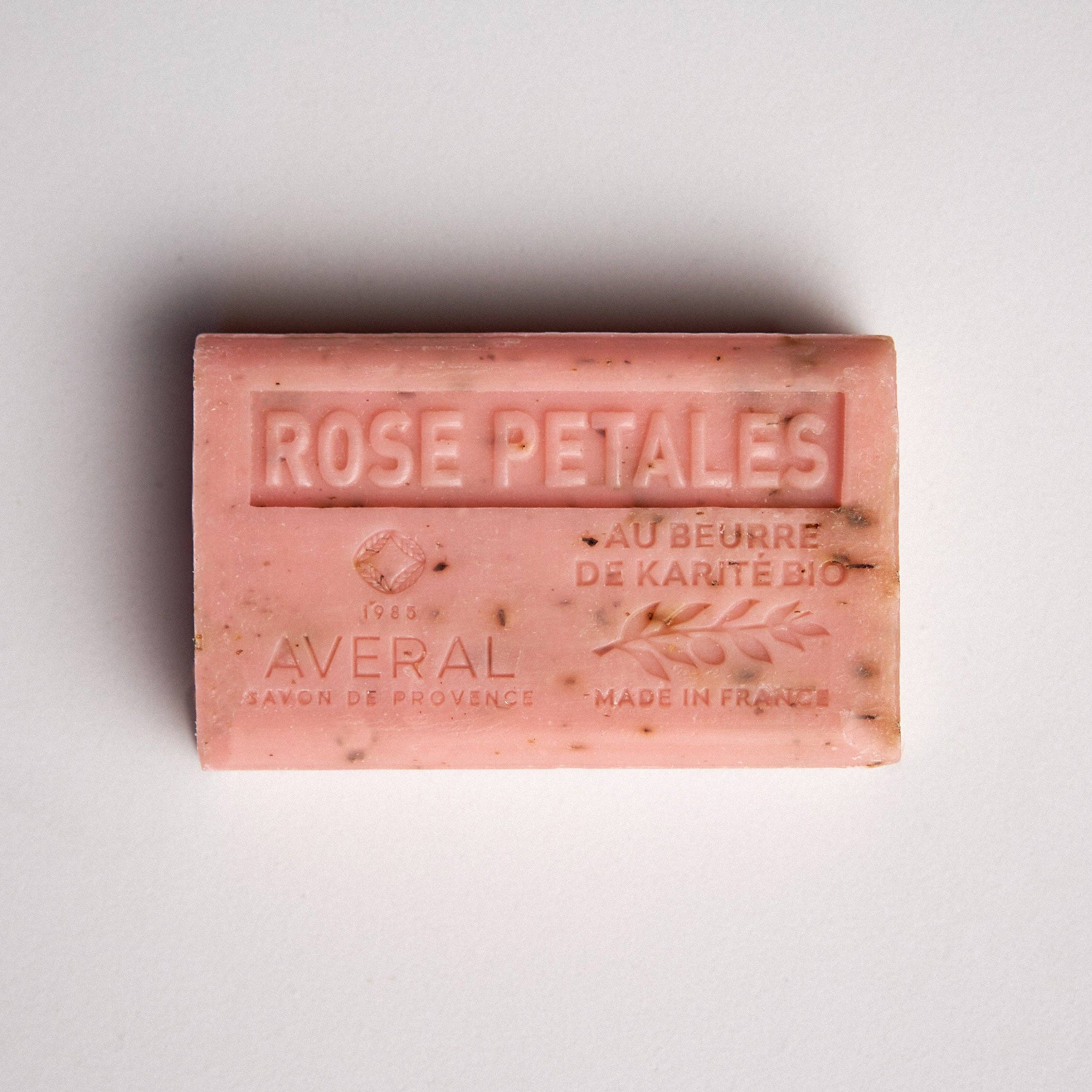 Averal Provence - Wholesale Bar Soap - Rose Exfoliating French Bar Soap