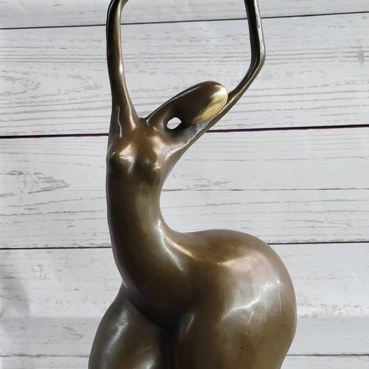 Bronzhaus - Wholesale Sculpture - Curvy Woman Fertility Dancer Female Figure Sexy Bronze Sculpture Statue Original Art