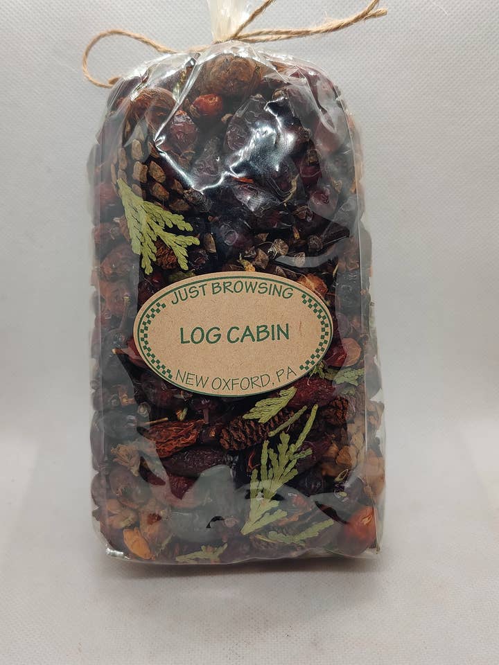 Scented Potpourri with Rosehips - Log Cabin - 4 Cup Bag for wholesale by Just Browsing, LLC