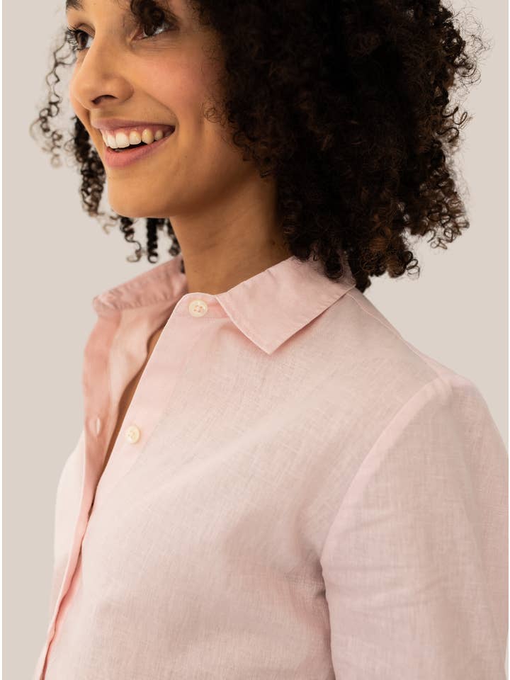 Arber Studio - Wholesale Button Down Shirt - Women's - Elm blouse ( Linen/Cotton)11