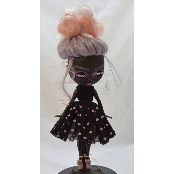 Dr. Apples, LLC - Wholesale Doll – Kids - Ooak African American Blythe Art Doll3