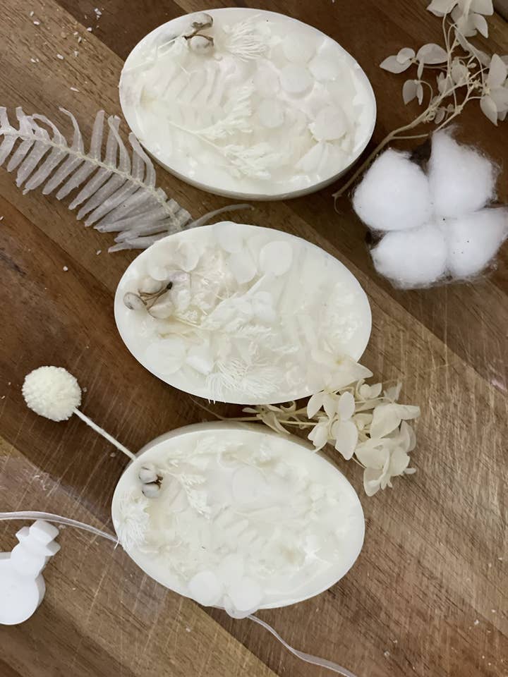 White Christmas - Handmade Pure Goats Milk Soap for wholesale by ADRIANA'S ART - HANDMADE ARTISAN PRODUCTS