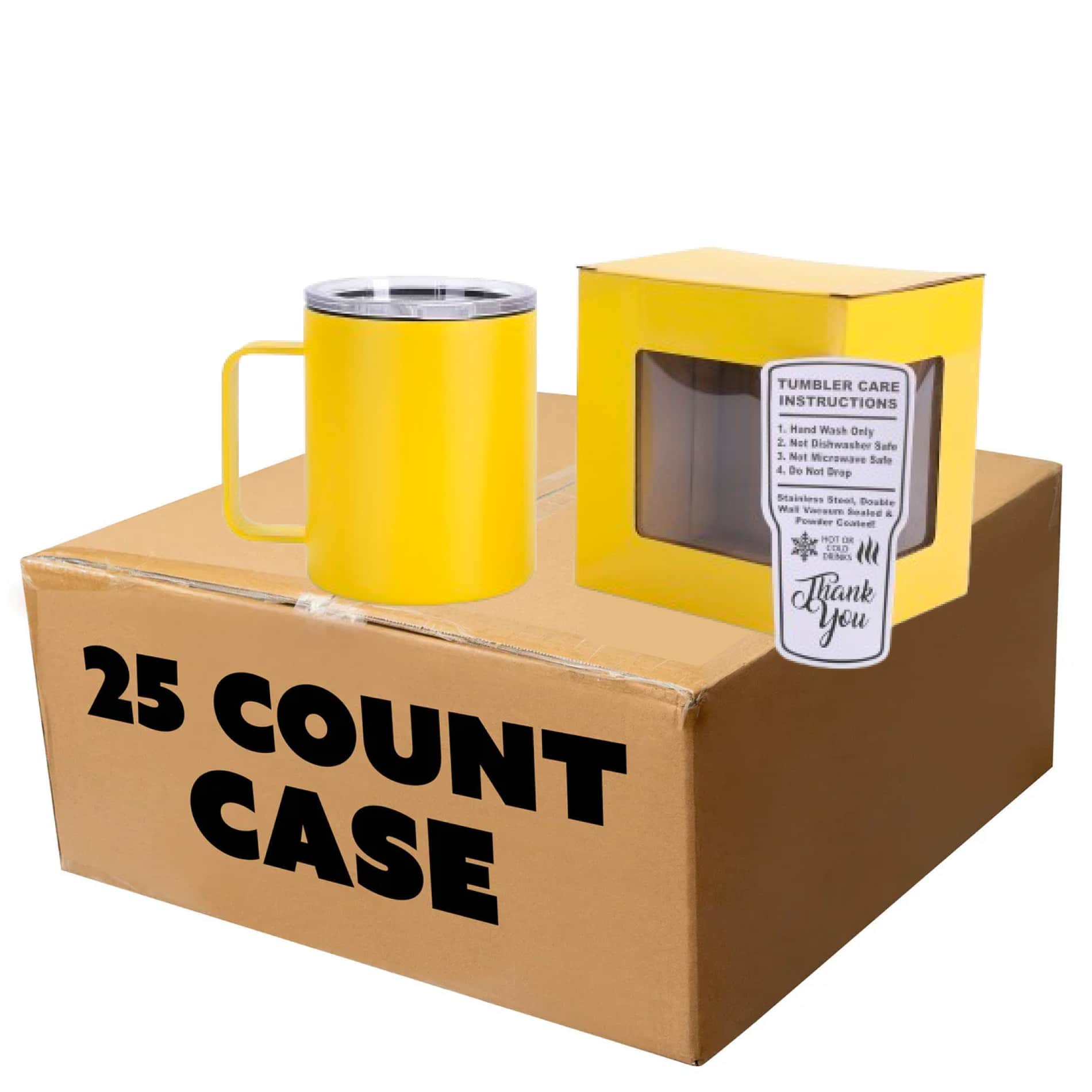 MakerFlo – copos e garrafas térmicas por atacado – Caneca Camper com Revestimento em Pó 12 oz para Gravação a Laser MakerFlo12