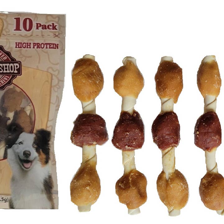 Lovin Tenders - Wholesale Pet Treats - Dog - Butcher Shop Chicken & Beef Kabobs, 25-Pk3