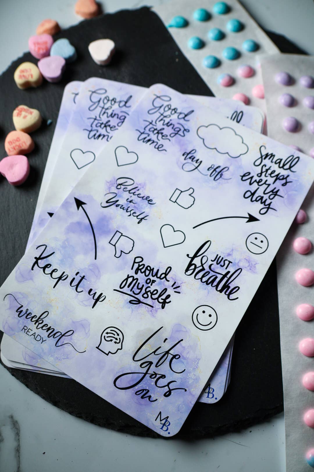 Moments with B. - Wholesale Sticker - Self Love Sticker Sheets2