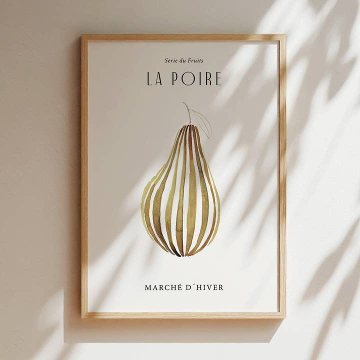 Art print - The Pear for wholesale by Leo La Douce GmbH