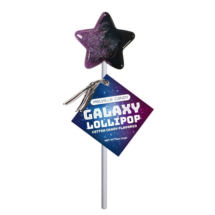 Mini Galaxy Star Lollipops for wholesale by Melville Candy Company