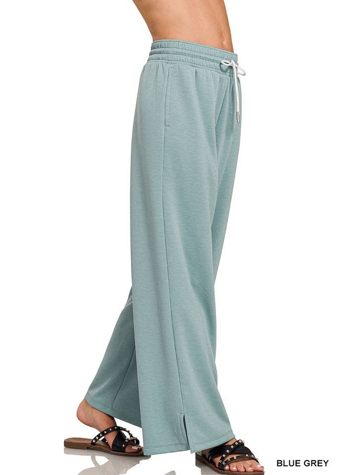 42POPS - Wholesale Pants - Women's - '...._ Scuba Flowy Drawstring Pants w/ pockets