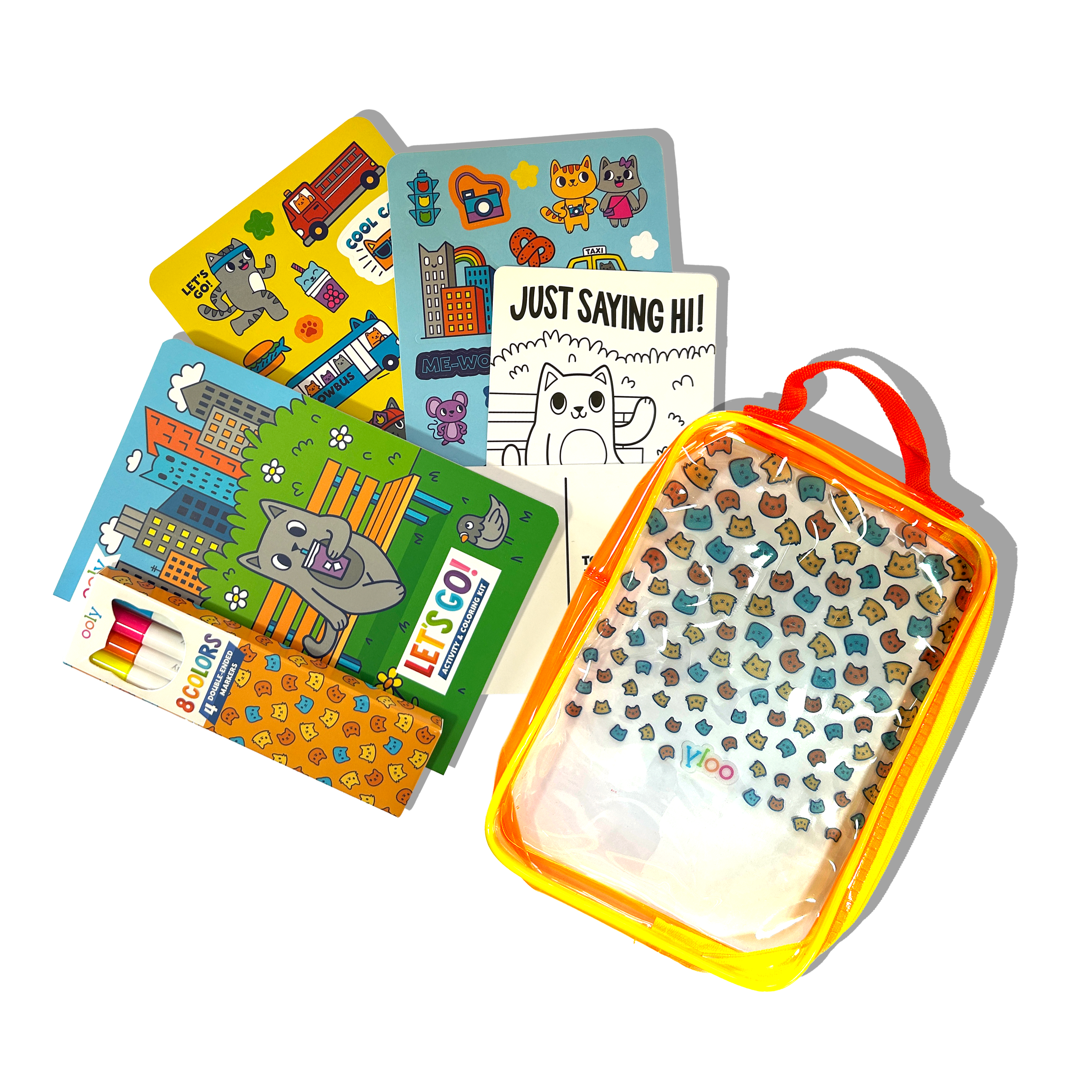 OOLY - Wholesale Coloring & Activity Book - Kids & Baby - Let's Go!: Activity & Coloring Kit - Kitty In The City3