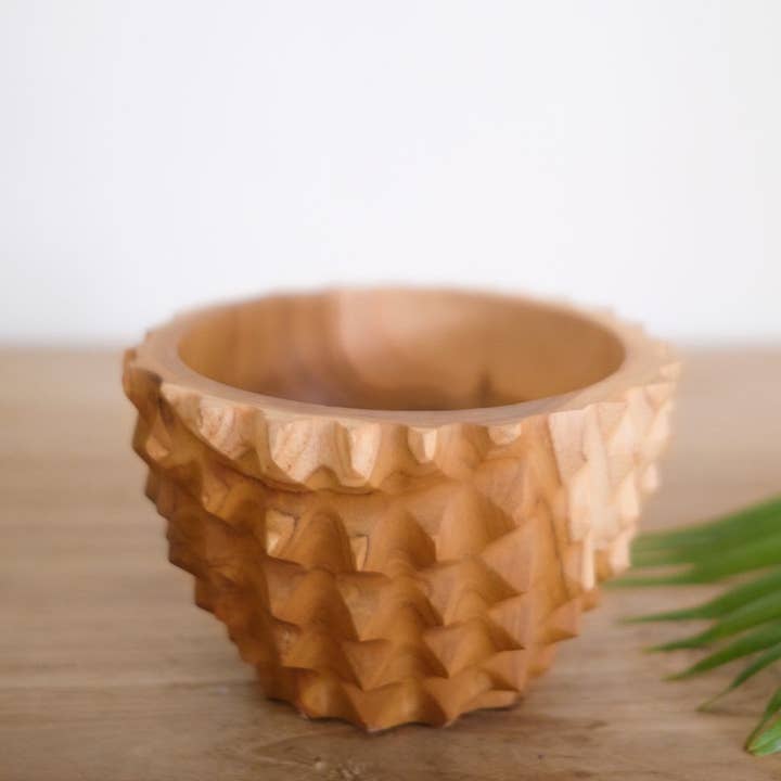 Wooden Bowl Durian for engroshandel hos FERN