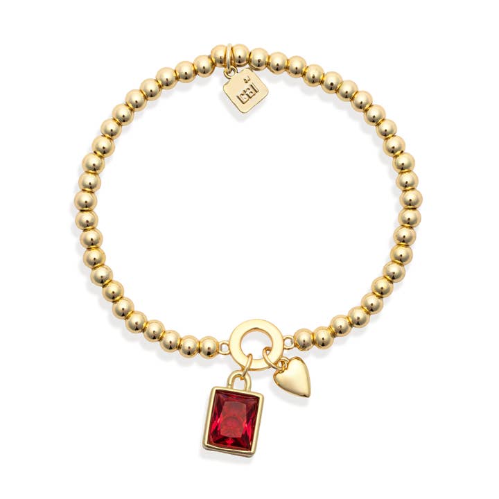 you are loved birthstone bracelet for wholesale by Cool and Interesting