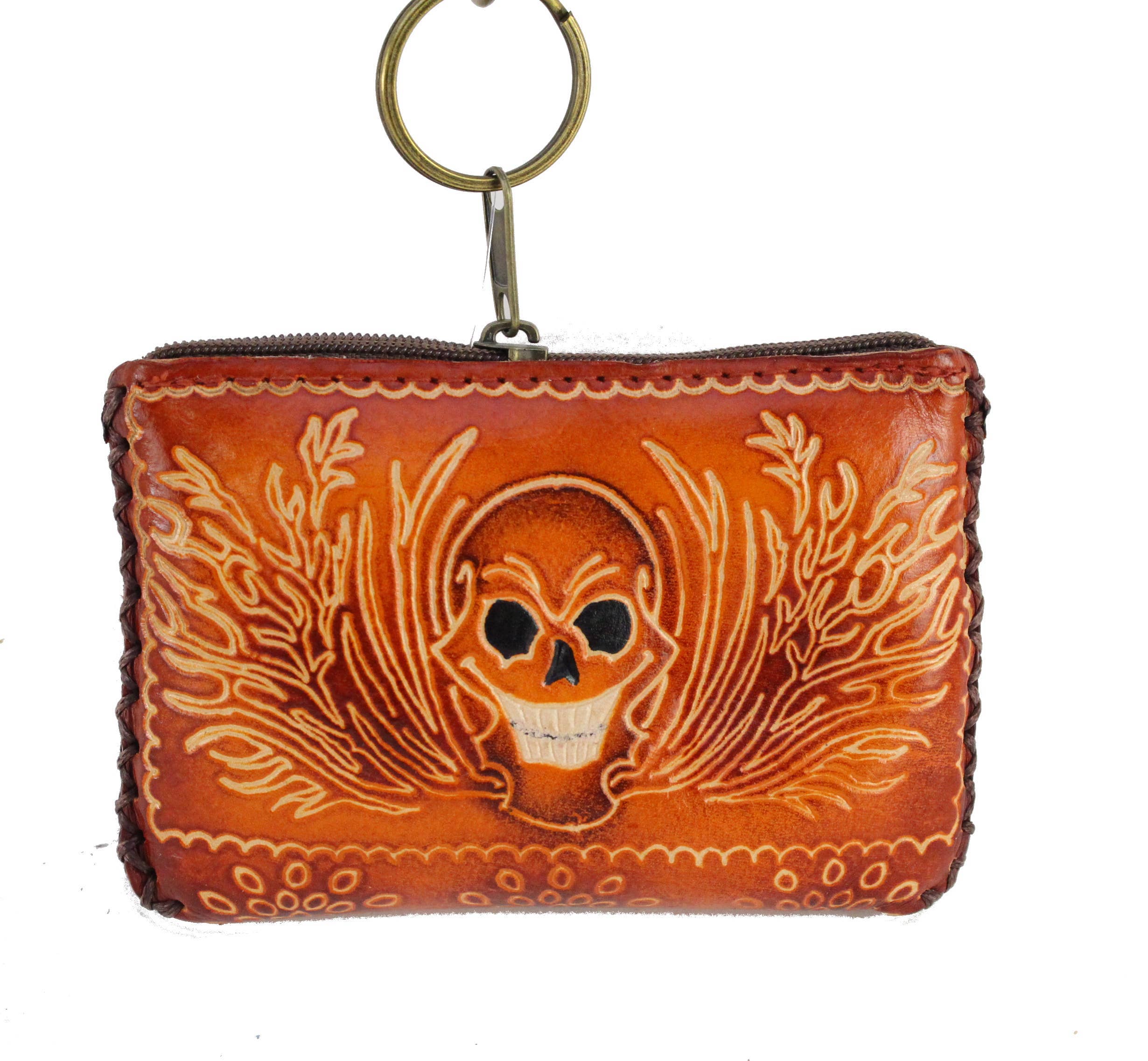 Sunflower Handmade leather inc – wholesale Coin purse – Women’s – leather skull coin purse wallet0