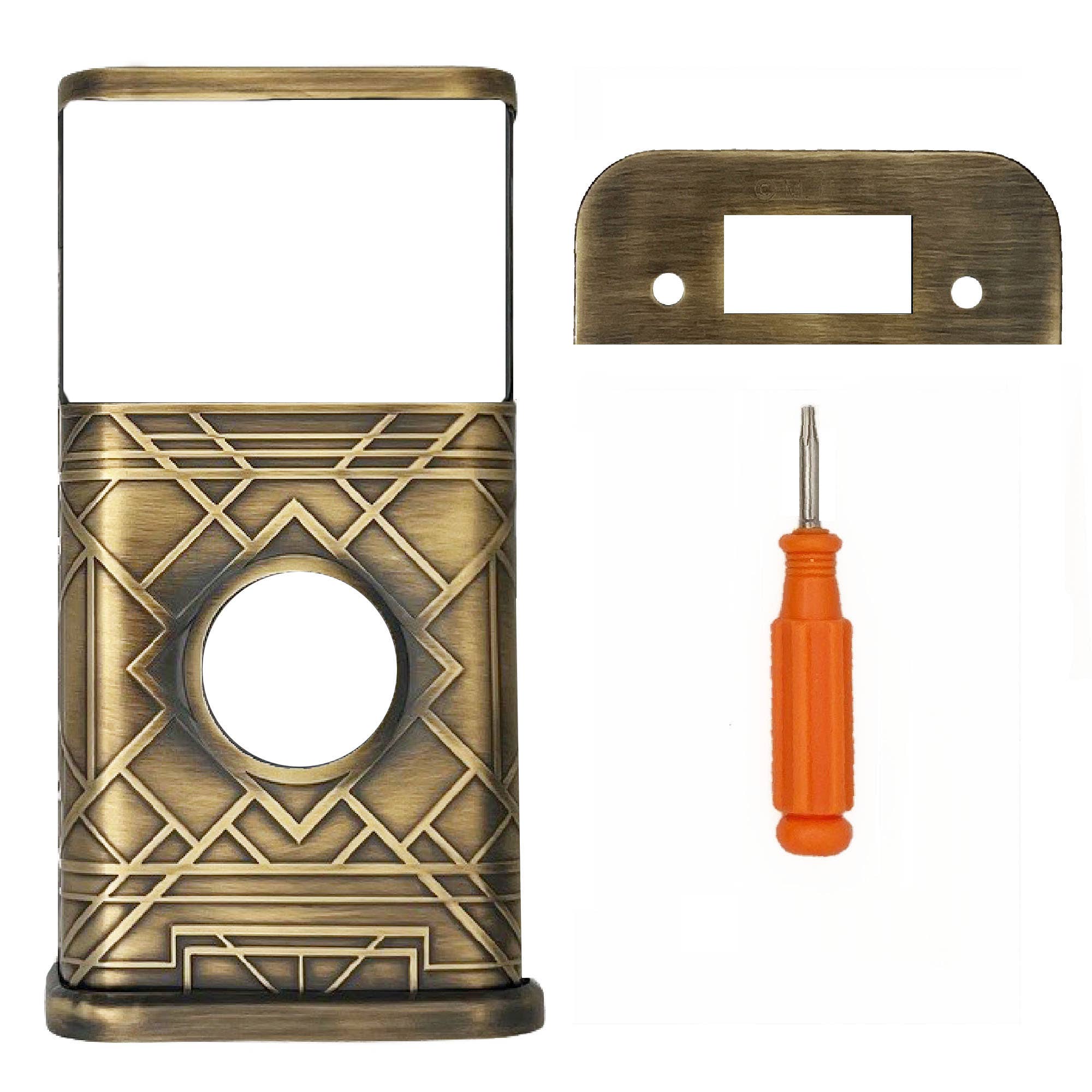 Michael Healy Designs - Vente Bibelots/décorations d'extérieur - Couvercle de sonnette vidéo Art Déco (Ring 2e génération)8