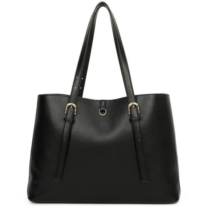 AMPERE CREATIONS - Wholesale Tote Bag - Women's - Isla Biodegradable Vegan Leather with detachable bag XL Tote